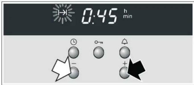 0:45 h min L - O-m +