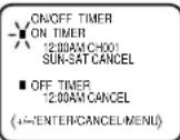 PANASONIC PV-C923 - TO SET THE ON TIMER - 3