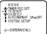 PANASONIC PV-C923 - TO SET THE ON TIMER - 1