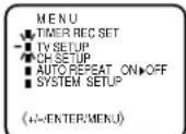 PANASONIC PV-C923 - TO SET THE OFF TIMER - 1