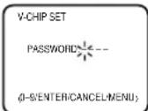PANASONIC PV-C923 - TO CHANGE PASSWORD - 1