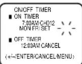 PANASONIC PV-C923 - TO SET THE ON TIMER - 6