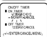 PANASONIC PV-C923 - TO SET THE ON TIMER - 5