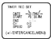 PANASONIC PV-C923 - TIMER RECORDING - 2