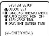 PANASONIC PV-C923 - SETTING THE LANGUAGE - 2
