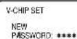 PANASONIC PV-C923 - TO REGISTER THE PASSWORD - 3