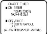 PANASONIC PV-C923 - TO SET THE OFF TIMER - 4