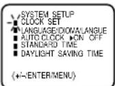 PANASONIC PV-C923 - MANUAL CLOCK SETTING - 2