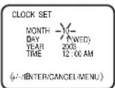 PANASONIC PV-C923 - MANUAL CLOCK SETTING - 3