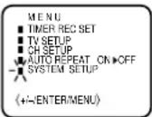 PANASONIC PV-C923 - MANUAL CLOCK SETTING - 1
