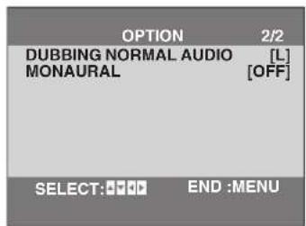 PANASONIC NV-VP31EE - Press [▲▼] to select the item and press [◀▶] to change the setting. - 2