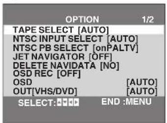 PANASONIC NV-VP31EE - Press [▲▼] to select the item and press [◀▶] to change the setting. - 1