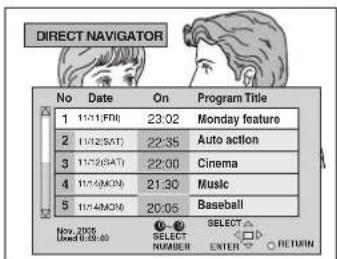 PANASONIC NV-VP31EE - [2] Press [▲▼] to select the programme. - 1