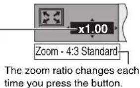 PANASONIC NV-VP31EE - During play, press [ZOOM] to select the preset aspect ratio. - 2