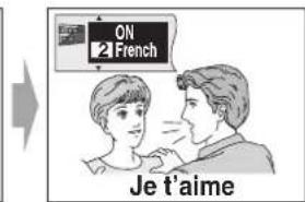PANASONIC NV-VP31EE - DVD-V Changing the position and brightness of the subtitles - 2