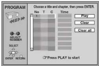 PANASONIC NV-VP31EE - [1] Press the numeric buttons to select a group, title, chapter or track. - 1