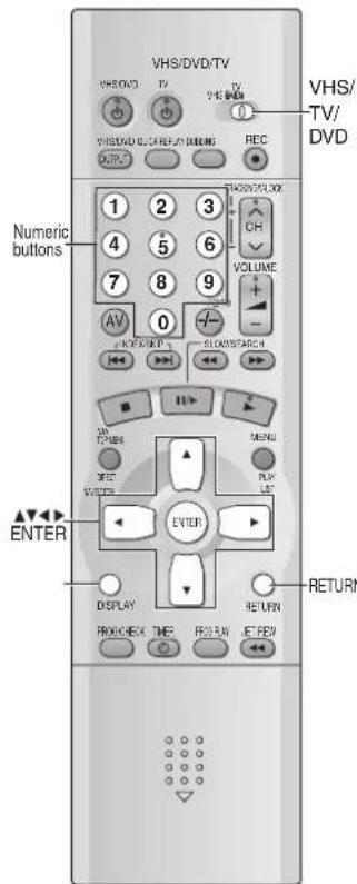 PANASONIC NV-VP31EE - Using On-Screen Menu Icons - 1