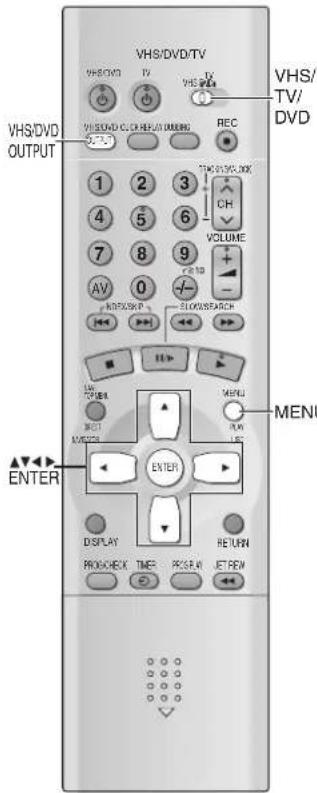 PANASONIC NV-VP31EE - Setting Up for VHS - 1