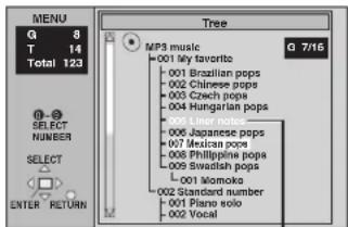PANASONIC NV-VP31EE - While the menu screen is displayed - 1