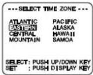 PANASONIC VM-L152 - 3a Setting the Time Zone - 2