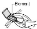 PANASONIC CXDVP292N - Connecting the Clamp Connector ⑤ - 5