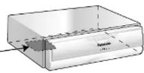 PANASONIC CXDVP292N - Label indications and their locations - 1