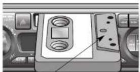 Close-up of a mechanical device with a central component and control buttons (no visible text or symbols)