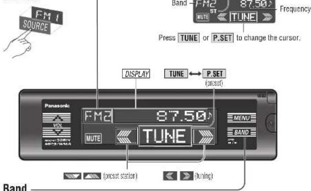 PANASONIC CQ-HX1003W - Radio - 1
