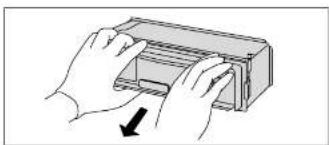 PANASONIC CQ-DF701W - Remove the Unit - 9