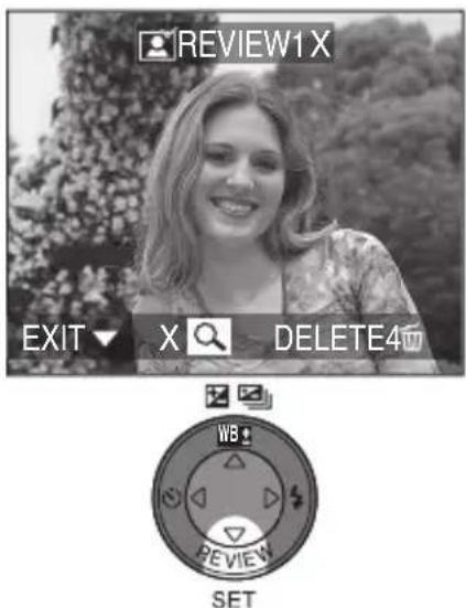 PANASONIC Lumix DMC-FC70GD - ▼을 누릅니다. - 1