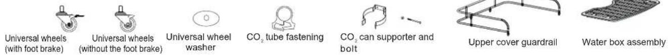 MIDEA WHS-209BESS1 - Instructions to beer accessory installation - 3