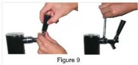 MIDEA WHS-209BESS1 - Install wine handle and fix wine faucet - 2