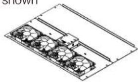 Middle Atlantic IBGR-276FT-FC - fan top &amp; top panel/rail basic dimensions - 4