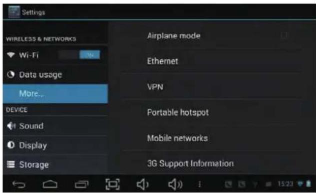 NEVIR NVR-TAB101DUAL S5 (8GB) - Data usage 3. More... - 2