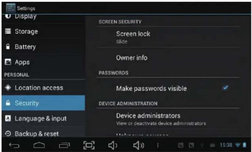 NEVIR NVR-TAB101DUAL S5 (8GB) - 11.Seguridad - 2