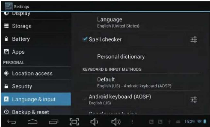 NEVIR NVR-TAB101DUAL S5 (8GB) - 12.Language&input - 1