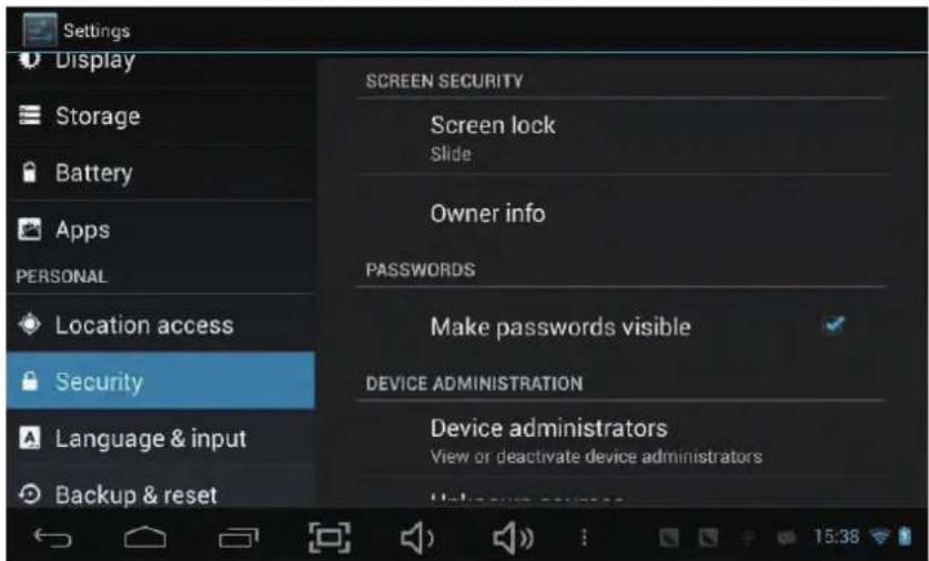 NEVIR NVR-TAB101DUAL S5 (8GB) - 11.Security - 1