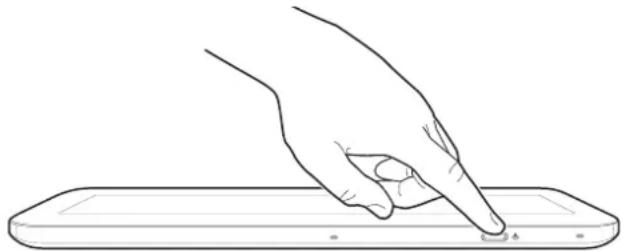 TOSHIBA Excite Pro 10 - To turn on the device: - 2