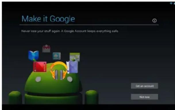 Make it Google Never lose your stuff again. A Google Account keeps everything safe Get an account Not now