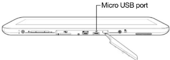 Micro USB port