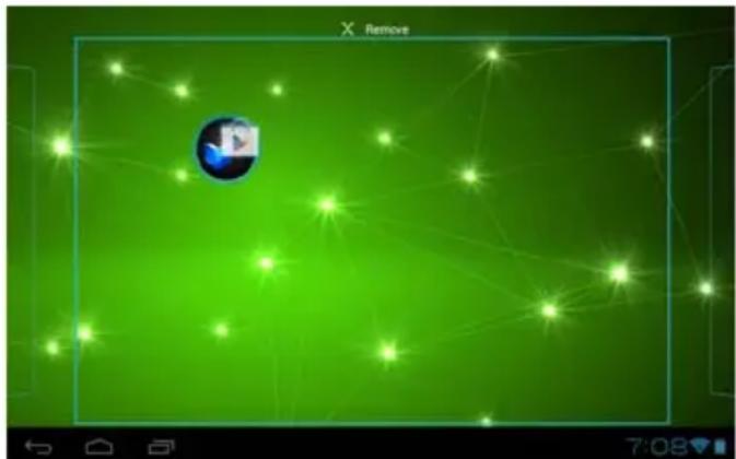 TOSHIBA Excite 7.7 AT275-T32 - Creating a folder - 1