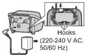 Hooks (220-240 V AC, 50/60 Hz)
