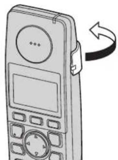 PANASONIC KX-TG7164E - Using the belt clip - 2