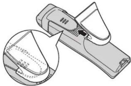 PANASONIC KX-TG7164E - Using the shoulder rest attachment - 1