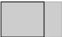 PANASONIC PT-D9510 - Screen examples for different size settings(For PT-D9610E) - 10