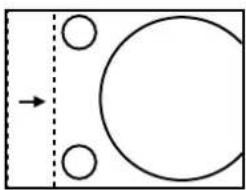 PANASONIC PT-D9510 - < When adjusting the horizontal position - 1