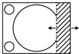 PANASONIC PT-D9510 - < When adjusting the right blanking - 1