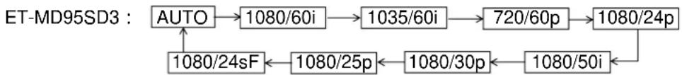 PANASONIC PT-D9510 - Selecting the system format - 5