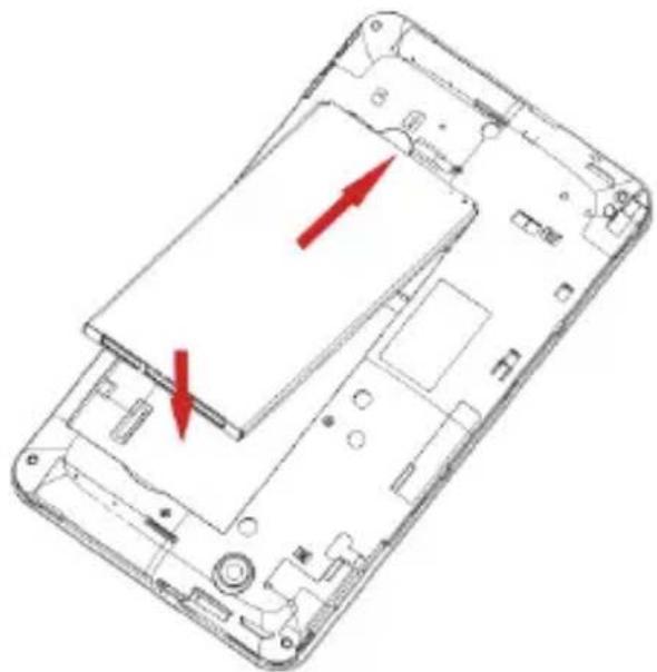ZTE Reliance 3G Tab - How to pop in your battery - 1