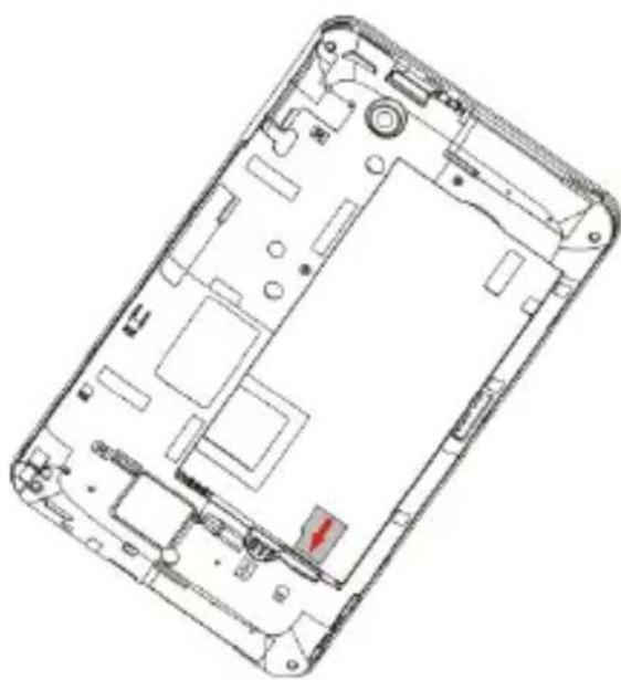 ZTE Reliance 3G Tab - How to slot your SIM/memory card - 4
